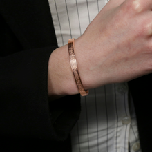 Load image into Gallery viewer, Ayatul Kursi Engraved 18K Gold Plated Bangle