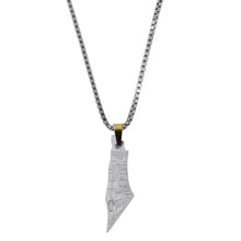 Load image into Gallery viewer, From The River To The Sea Reversible Black Cubic Necklace