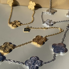 Load image into Gallery viewer, Four Leaf Clover Tawakkul, Sabr &amp; Shukr Necklace
