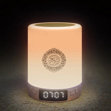 Load image into Gallery viewer, Touch Lamp Azan Quran Speaker with Digital Clock Display
