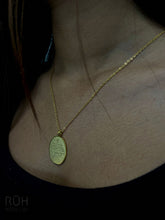 Load image into Gallery viewer, Divine Ayatul Qursi Oval Pendant Necklace
