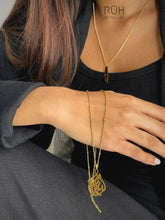 Load image into Gallery viewer, Alhamdulillah Calligraphy Cradle Necklace
