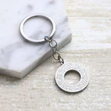 Load image into Gallery viewer, 18K Plated Stainless Steel Bismillah Hollow Pendant Keychain
