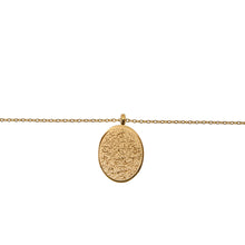Load image into Gallery viewer, Divine Ayatul Qursi Oval Pendant Necklace
