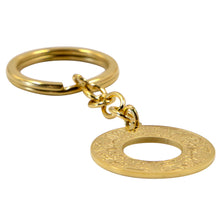 Load image into Gallery viewer, 18K Plated Stainless Steel Bismillah Hollow Pendant Keychain
