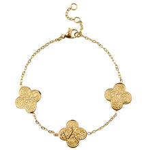Load image into Gallery viewer, Four Leaf Clover Tawakkul, Sabr &amp; Shukr Bracelet
