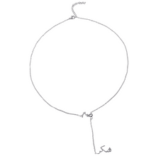 Load image into Gallery viewer, Sabr, Shukr Drop Necklace
