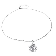Load image into Gallery viewer, Alhamdulillah Calligraphy Cradle Necklace
