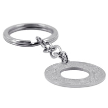 Load image into Gallery viewer, 18K Plated Stainless Steel Bismillah Hollow Pendant Keychain
