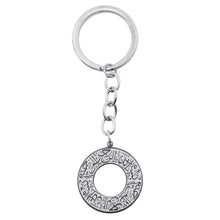 Load image into Gallery viewer, 18K Plated Stainless Steel Bismillah Hollow Pendant Keychain
